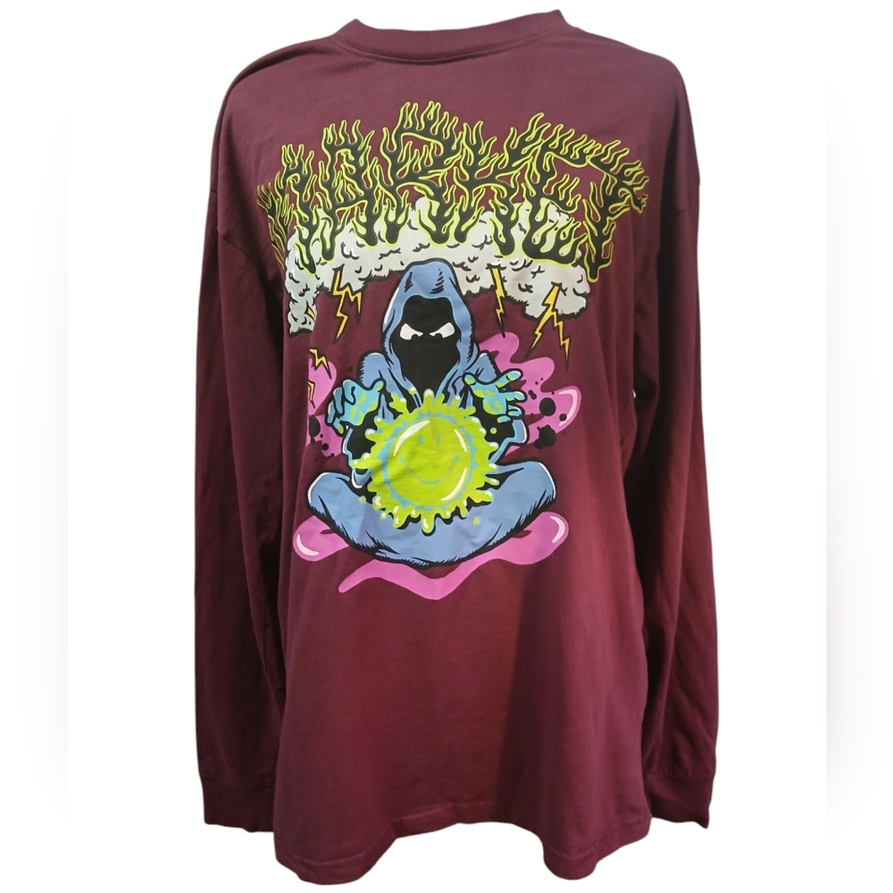 Market T-Shirt Long Sleeves Smiley The Alchemist  Grim Reeper